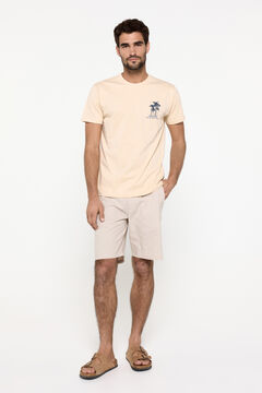 Fifty Outlet Playera manga corta. 100% algodón. Marfil