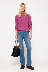 Fifty Outlet Pantalón denim flare Azul Oscuro