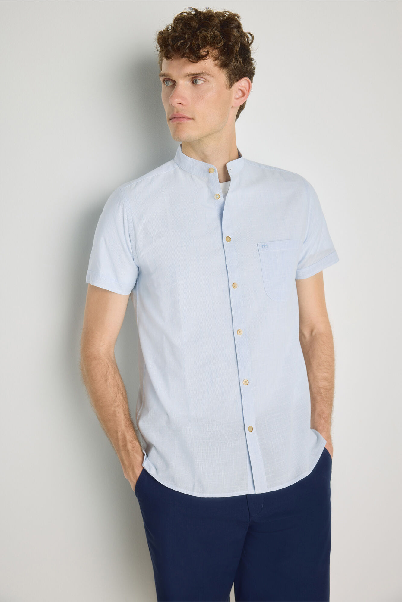 Milano Camisa de rayas manga corta