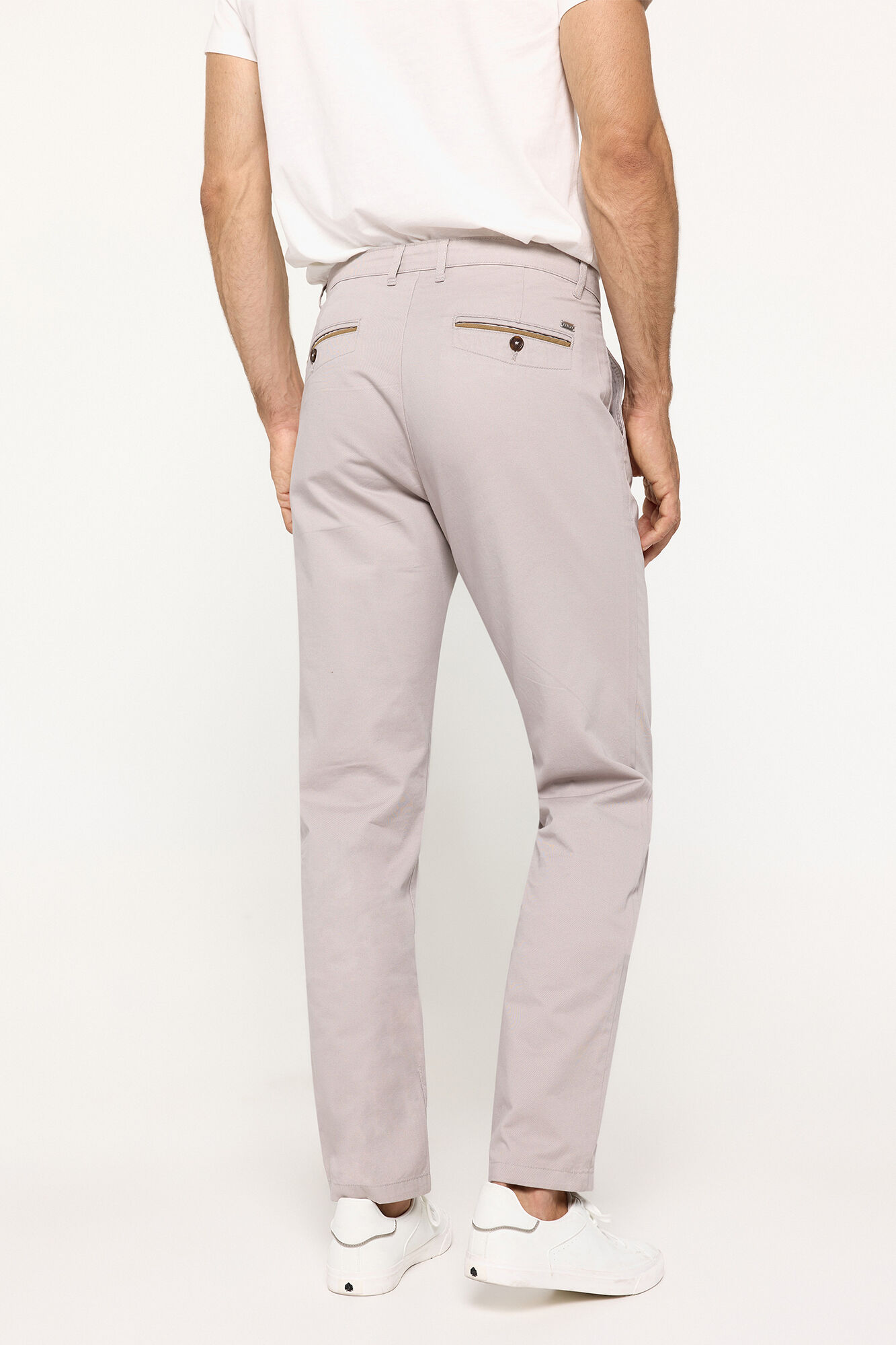 Milano Pantal&oacute;n Chino Liso Beige