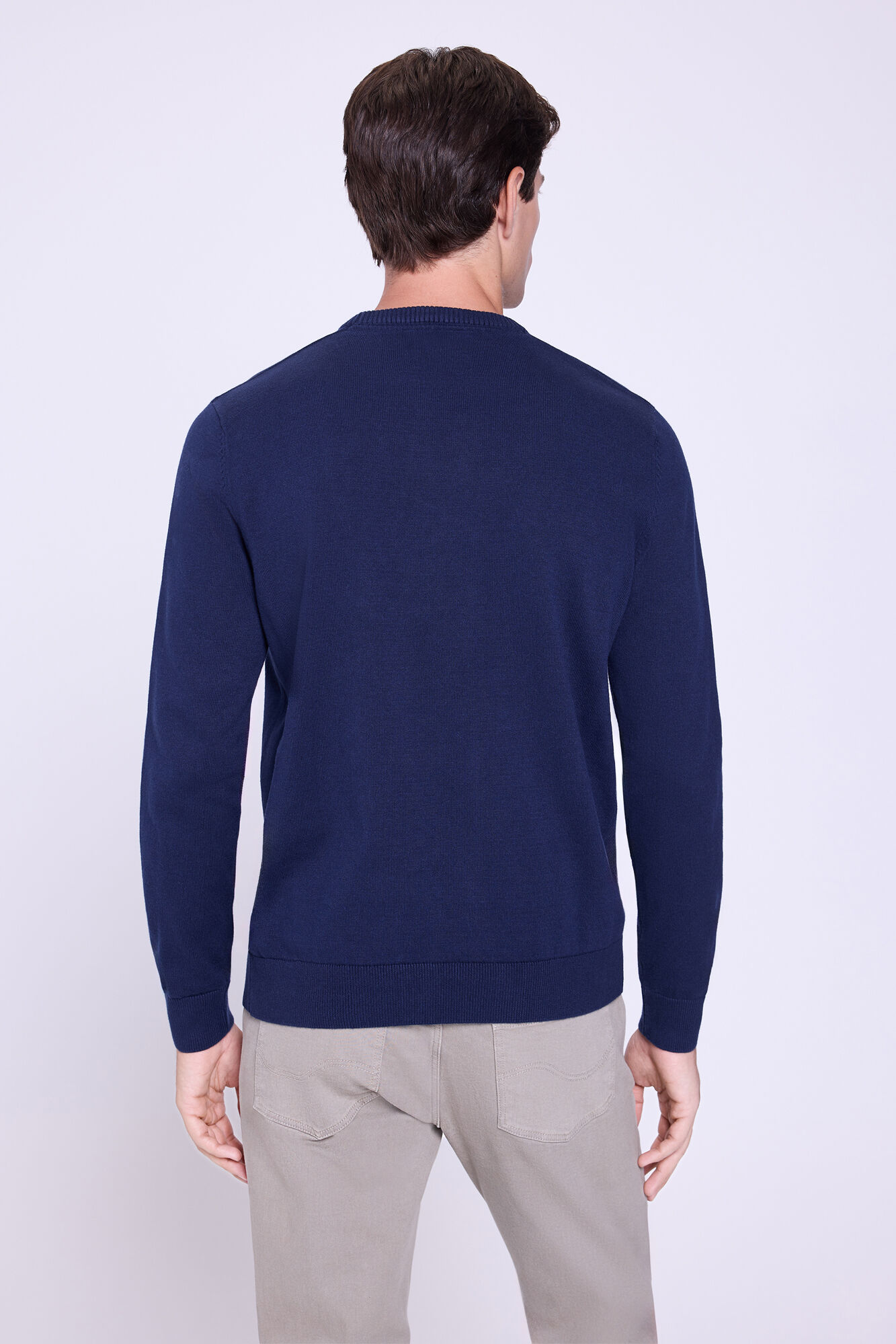 Springfield Jersey b&aacute;sico de cuello redondo  Navy
