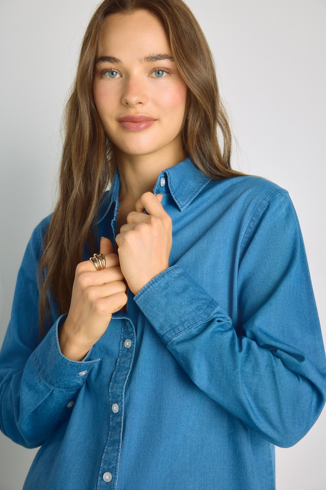 Milano Camisa de denim