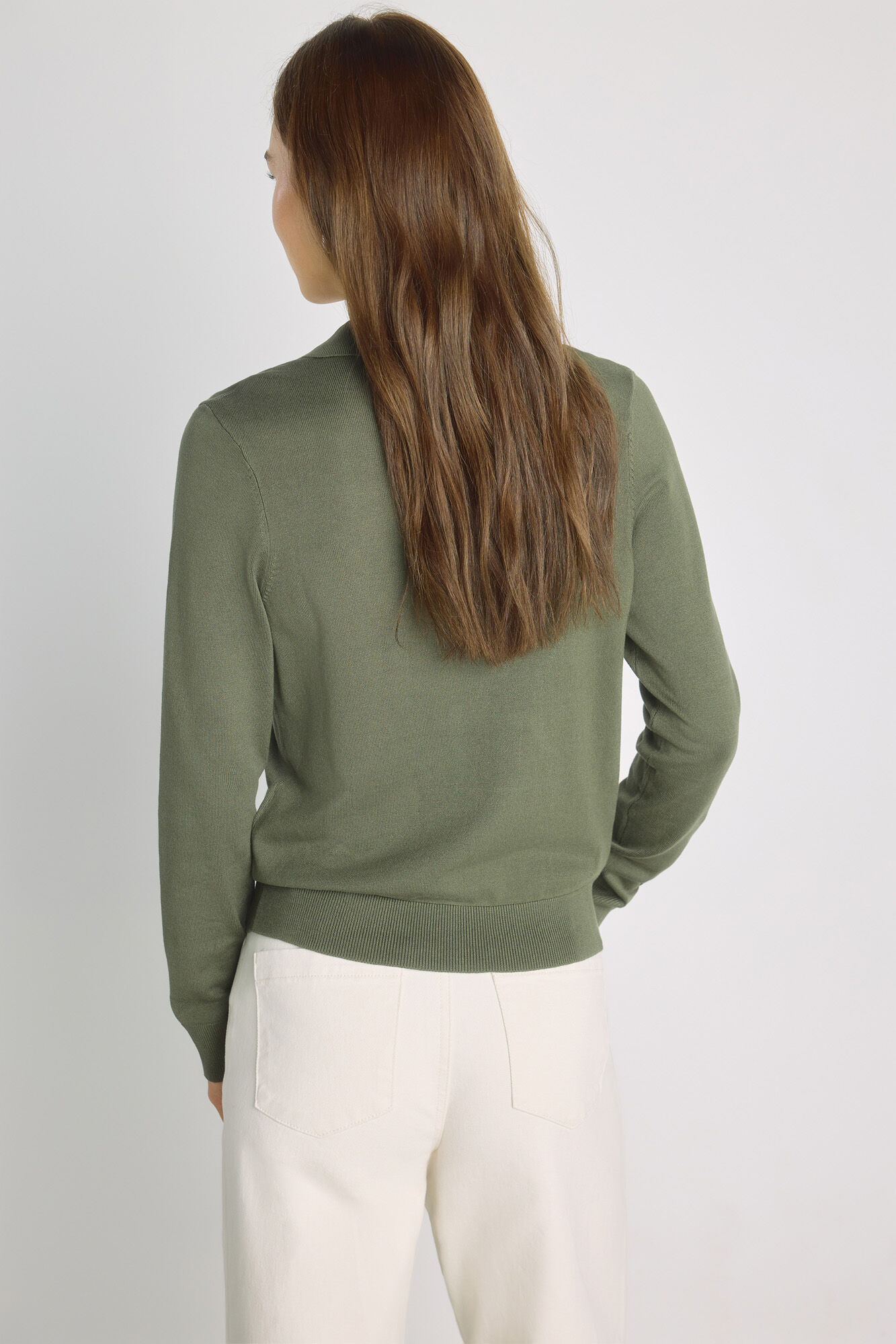 Milano Su&eacute;ter cuello polo Gris