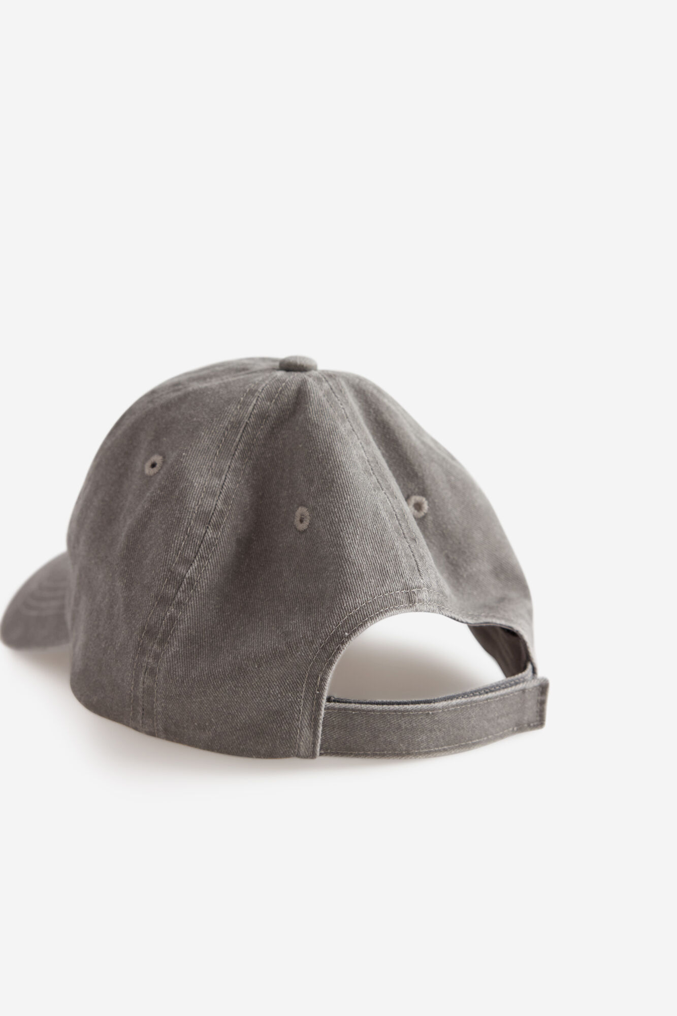 Milano Gorra de visera textil Gris