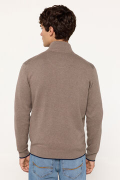 Fifty Outlet Chaqueta Punto Cremallera Arena