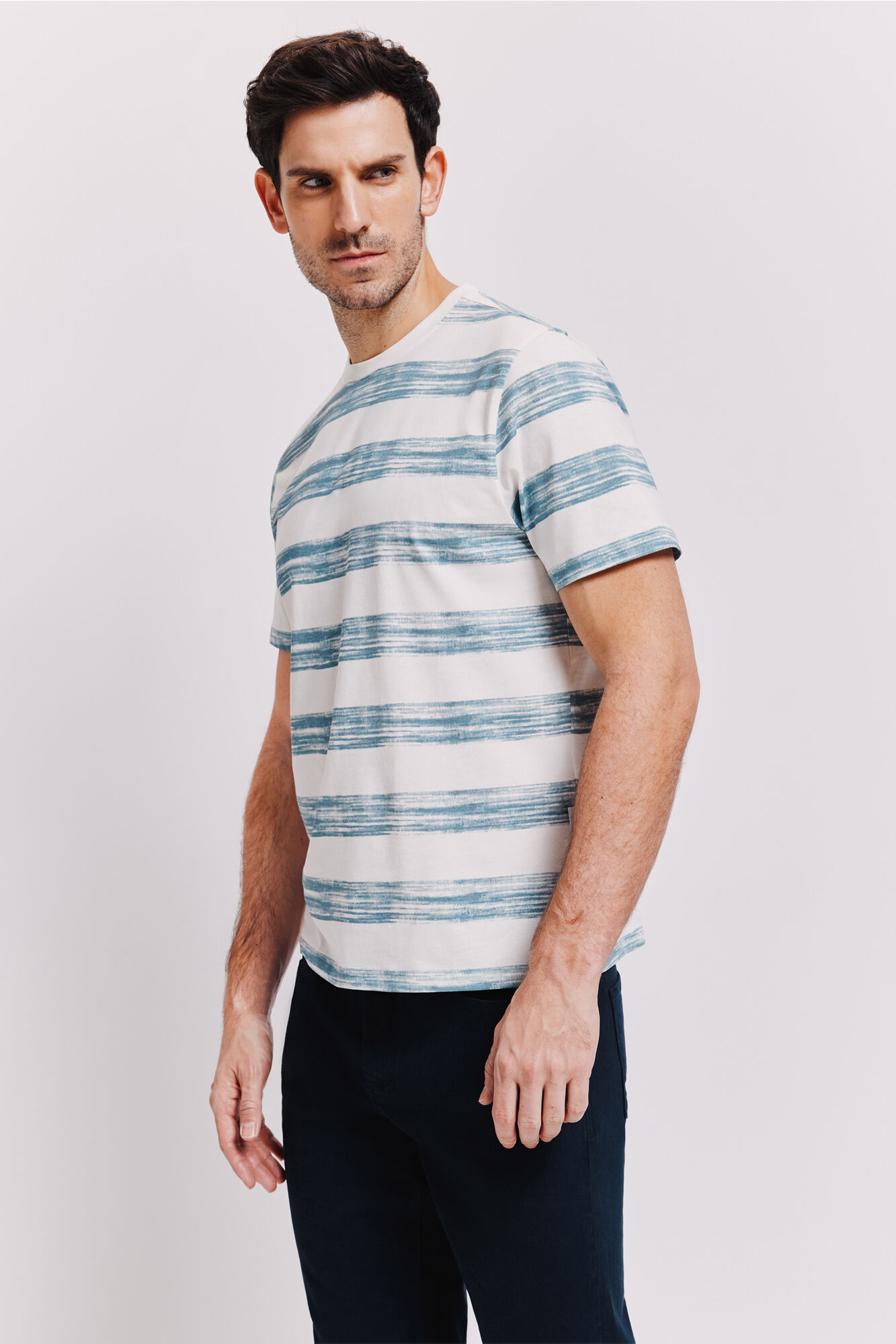 Milano Playera a rayas Azul