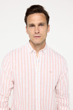 Fifty Outlet Camisa sport a rayas de manga corta 