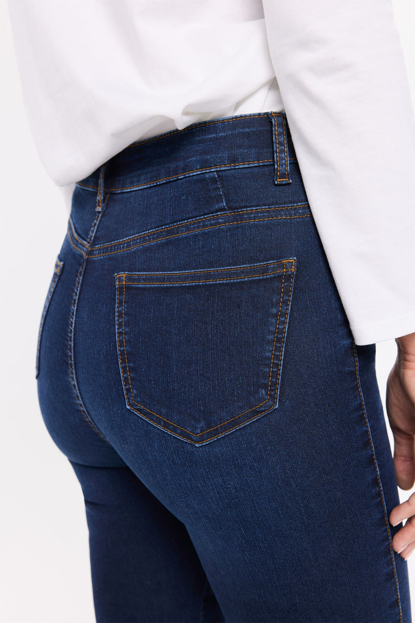 Milano Jeans push-up de tiro medio Azul