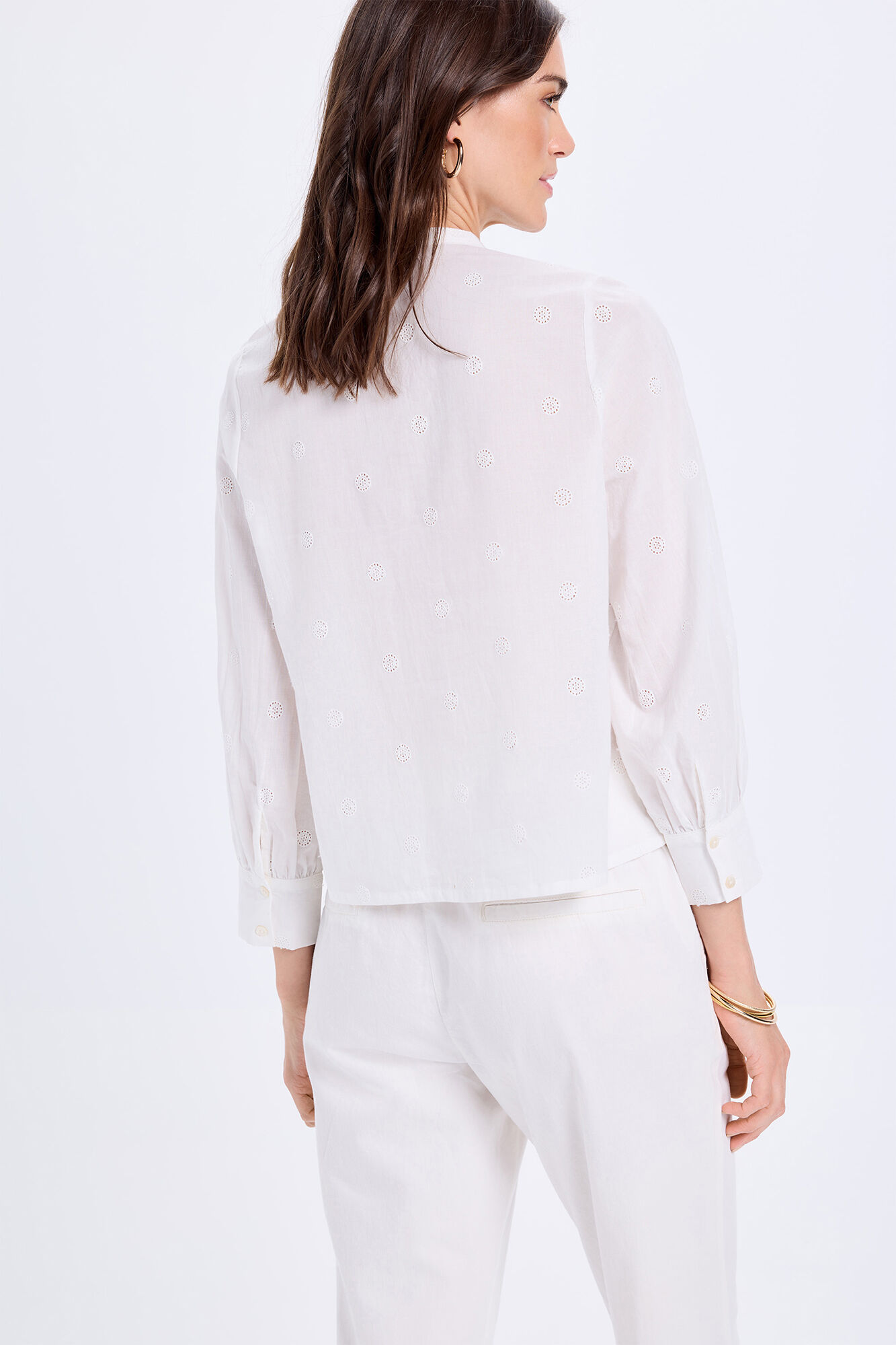 Milano Blusa de batista Blanco