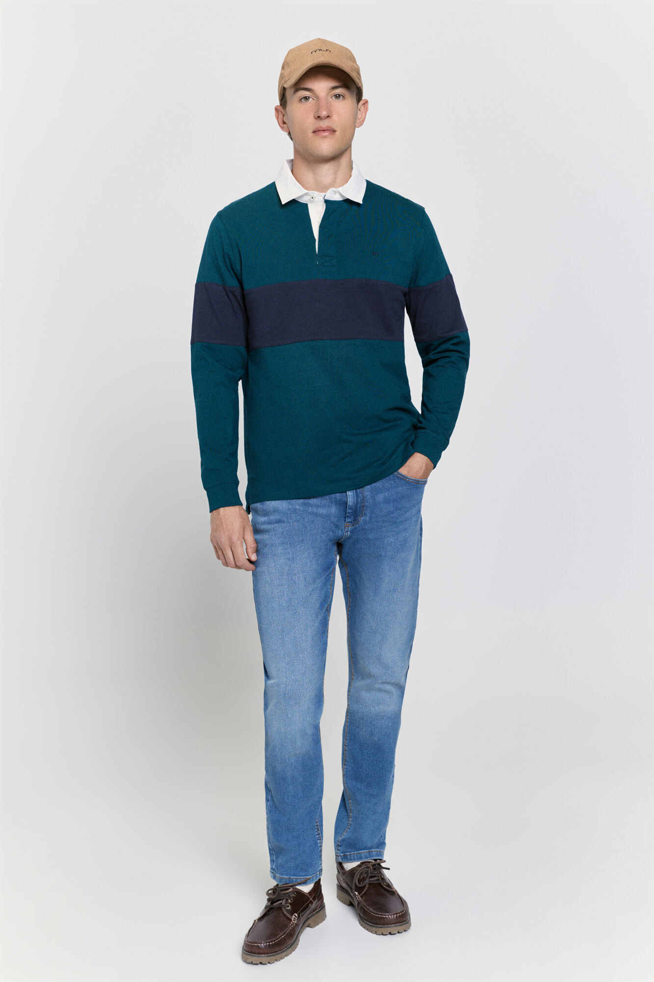 Milano Polo estilo rugby 