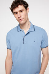 Fifty Outlet Polo piqué manga corta Azul