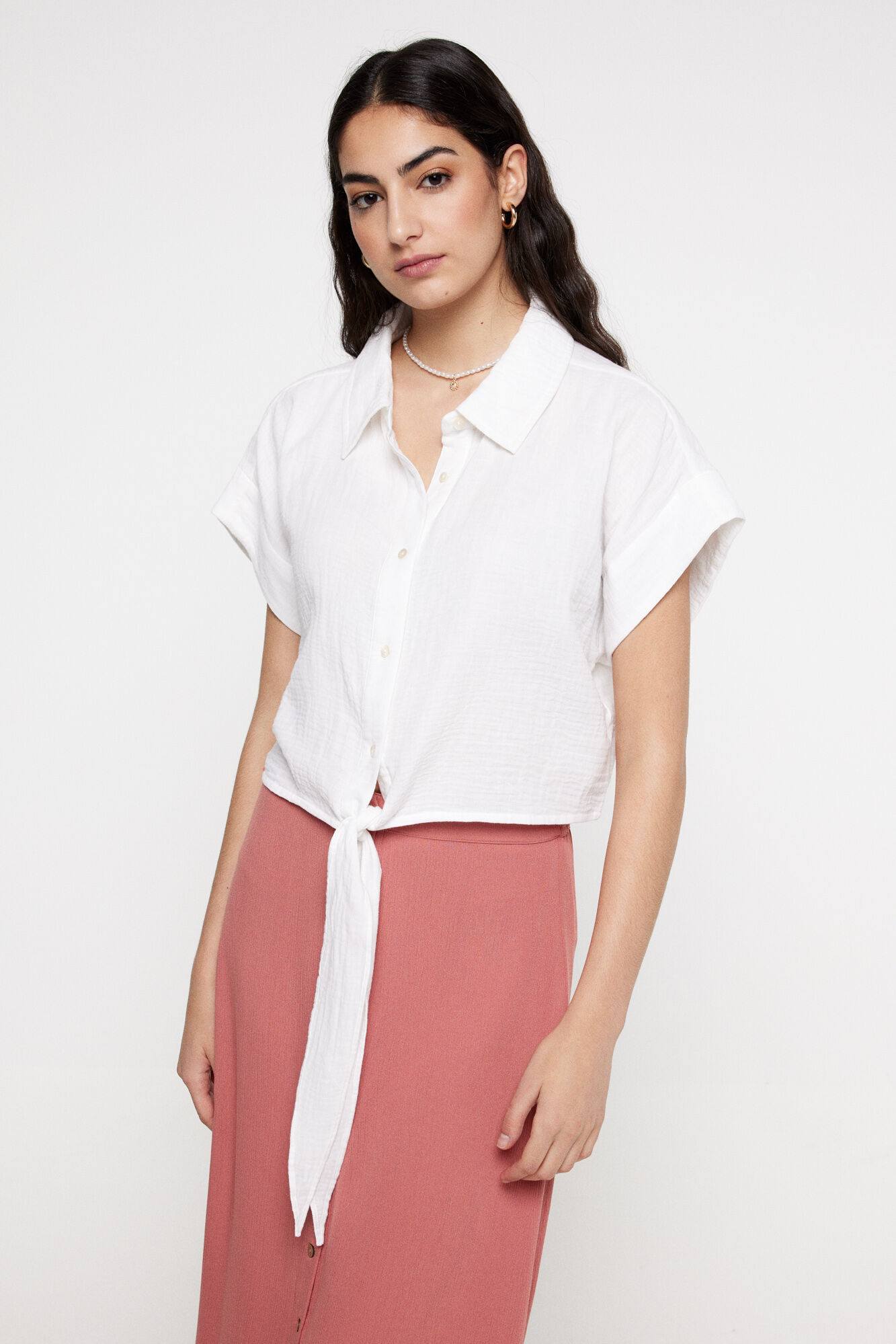 Milano Falda midi Bambula Rosa