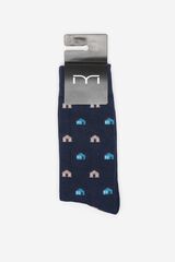 Fifty Outlet Calcetín jacquard Navy