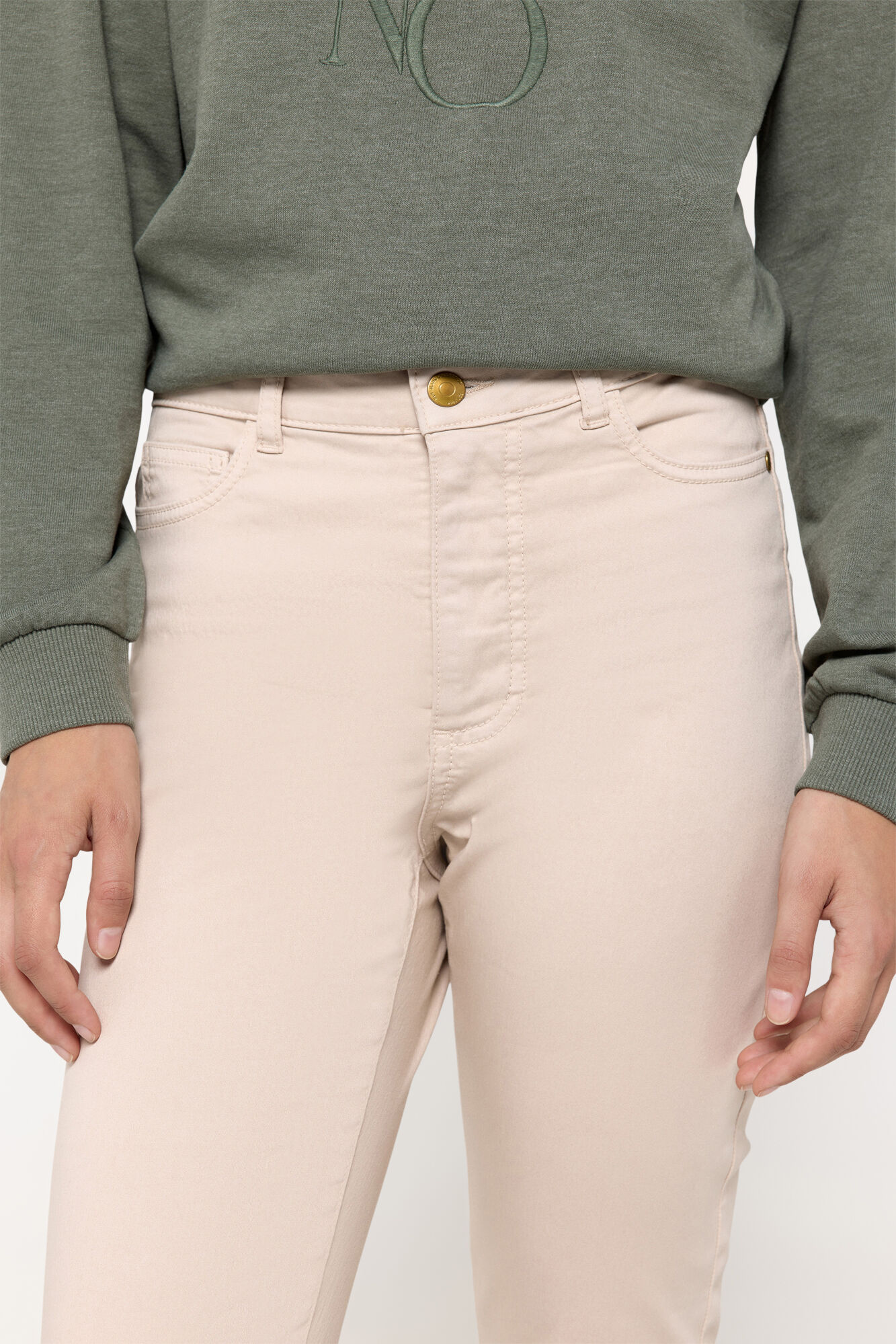Milano Pantal&oacute;n Ajustado Beige