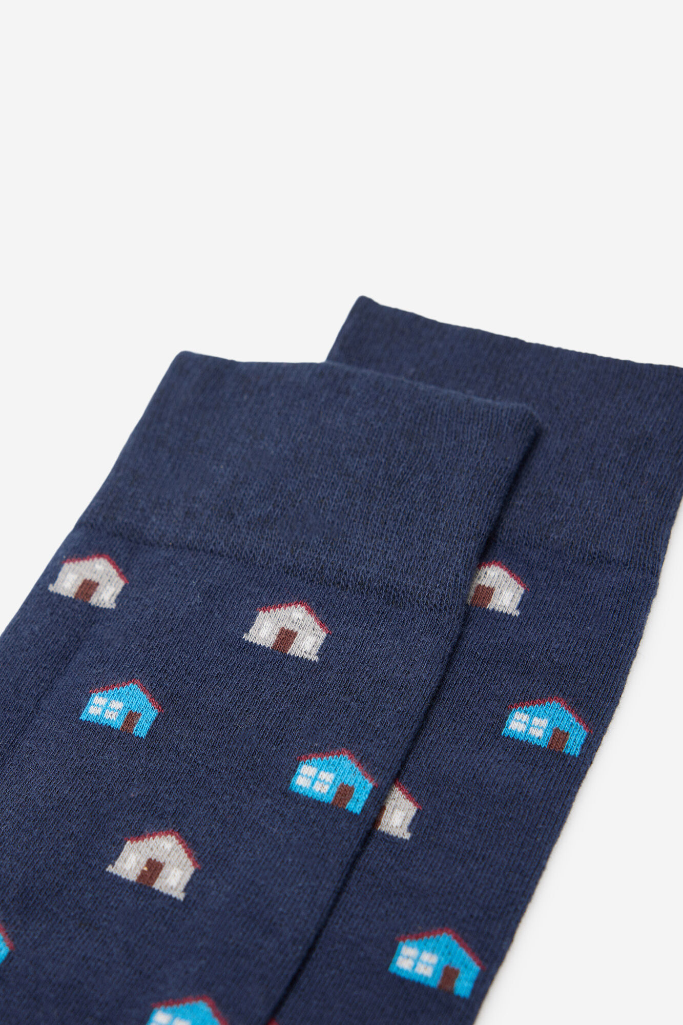 Milano Calcet&iacute;n Jacquard Navy