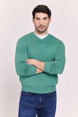 Milano Su&eacute;ter cuello en pico Botella