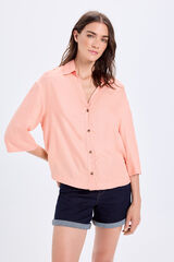 Milano Blusa con cuello de polo Coral