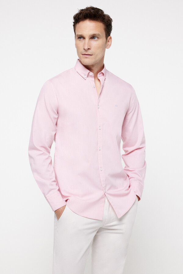 Fifty Outlet Camisa chambray lisa Rosa