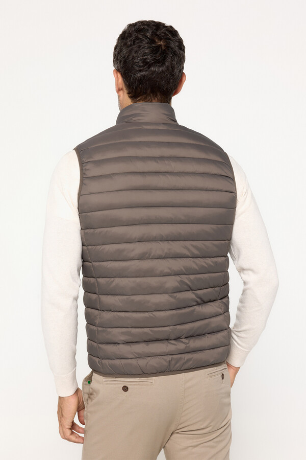 Milano Chaleco cremallera Beige