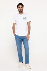 Fifty Outlet Chino denim algodón Azul