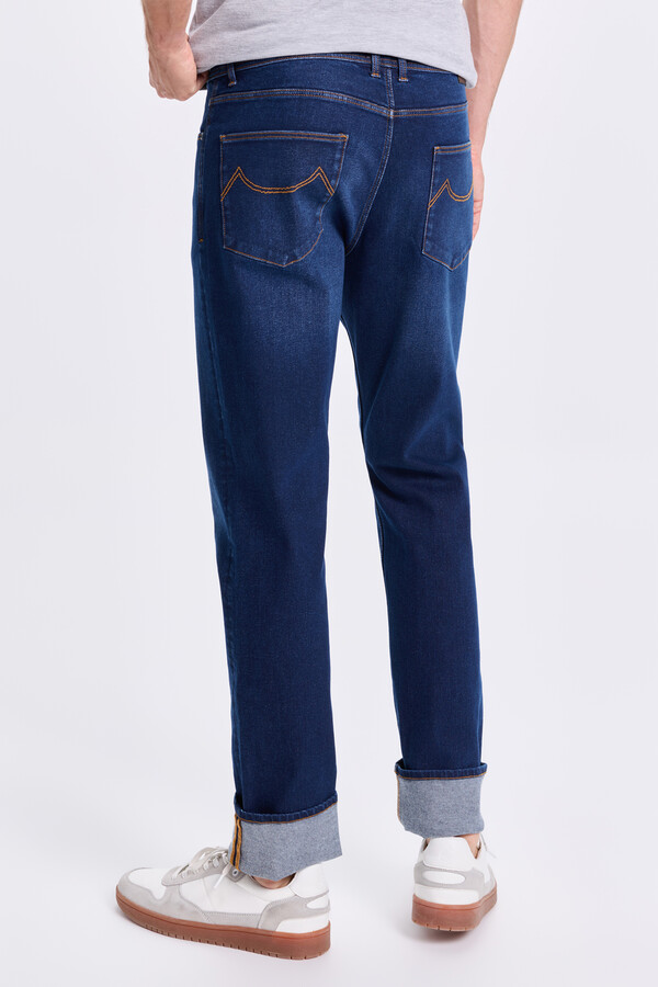 Milano Pantalón denim cómodo Azul Oscuro