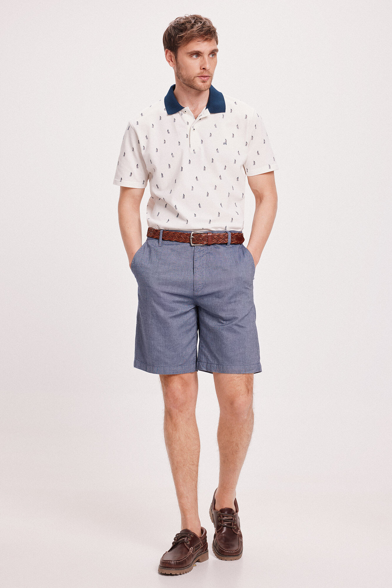 Milano Bermuda Oxford Algod&oacute;n