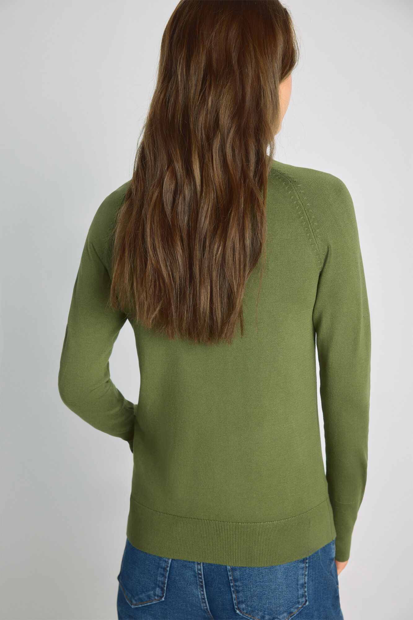 Milano Su&eacute;ter cuello redondo Verde