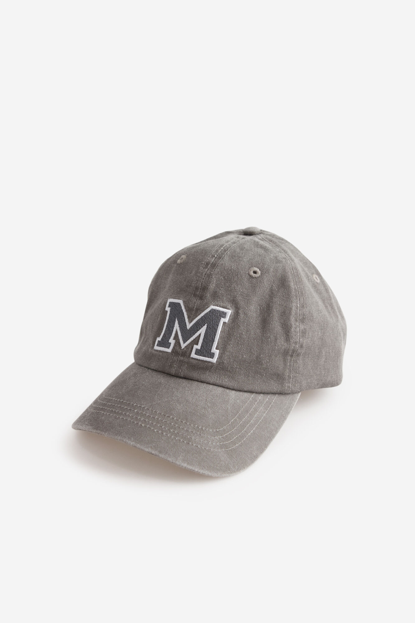 Milano Gorra de visera textil Gris
