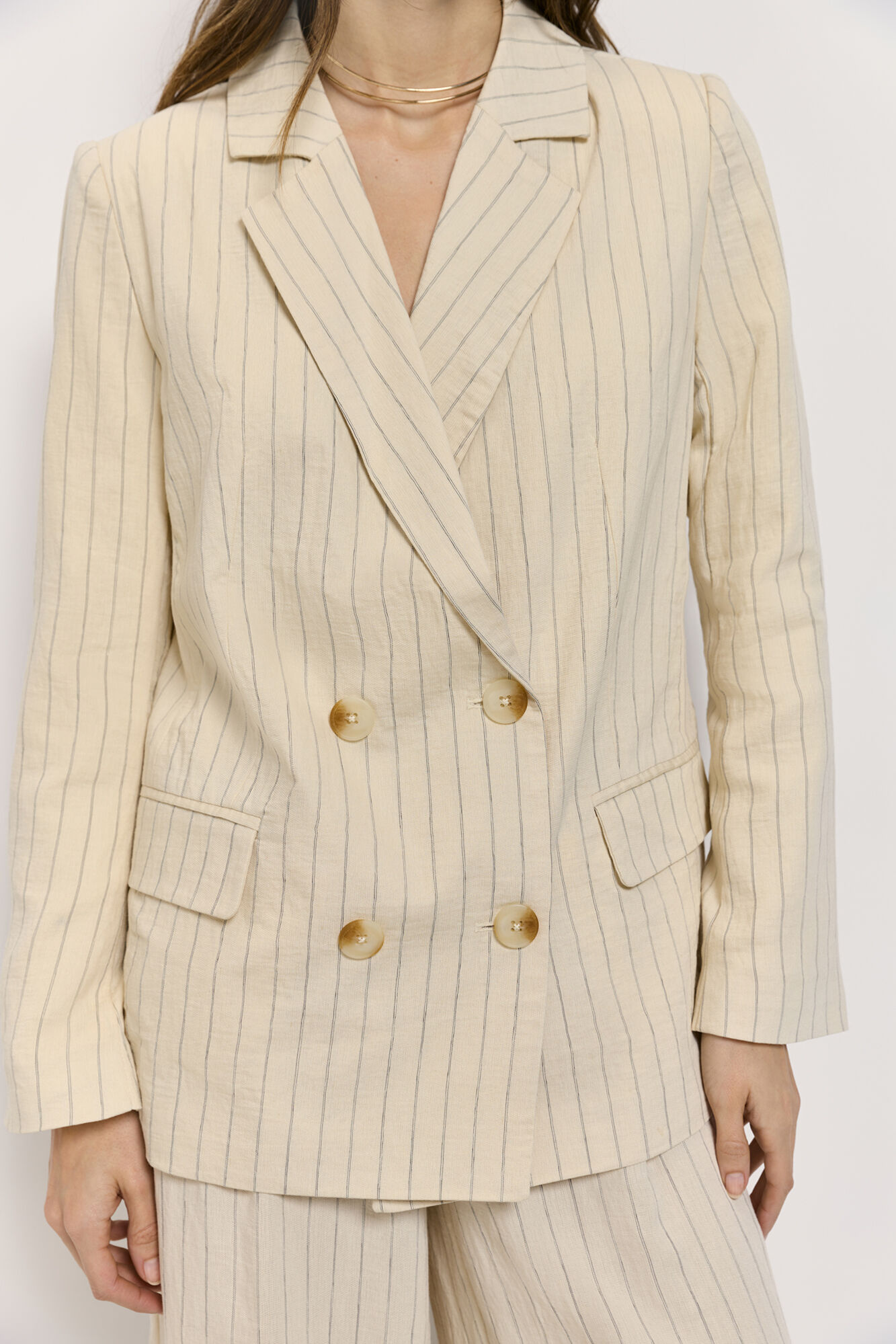 Milano Blazer cruzado Beige