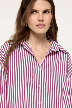 Fifty Outlet Camisa básica popelín Granate