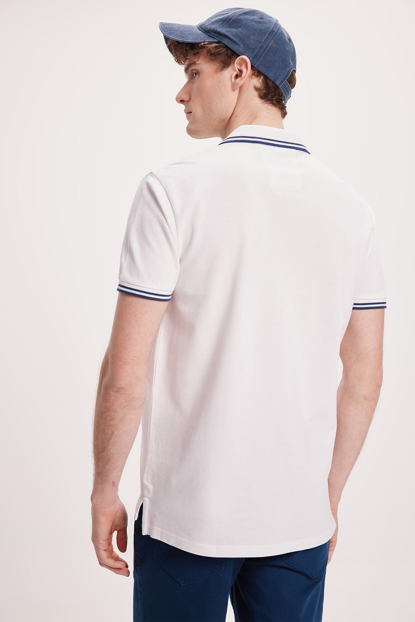 Milano Polo Tips Blanco