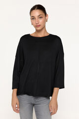Fifty Outlet Playera manga francesa tacto suave Gris