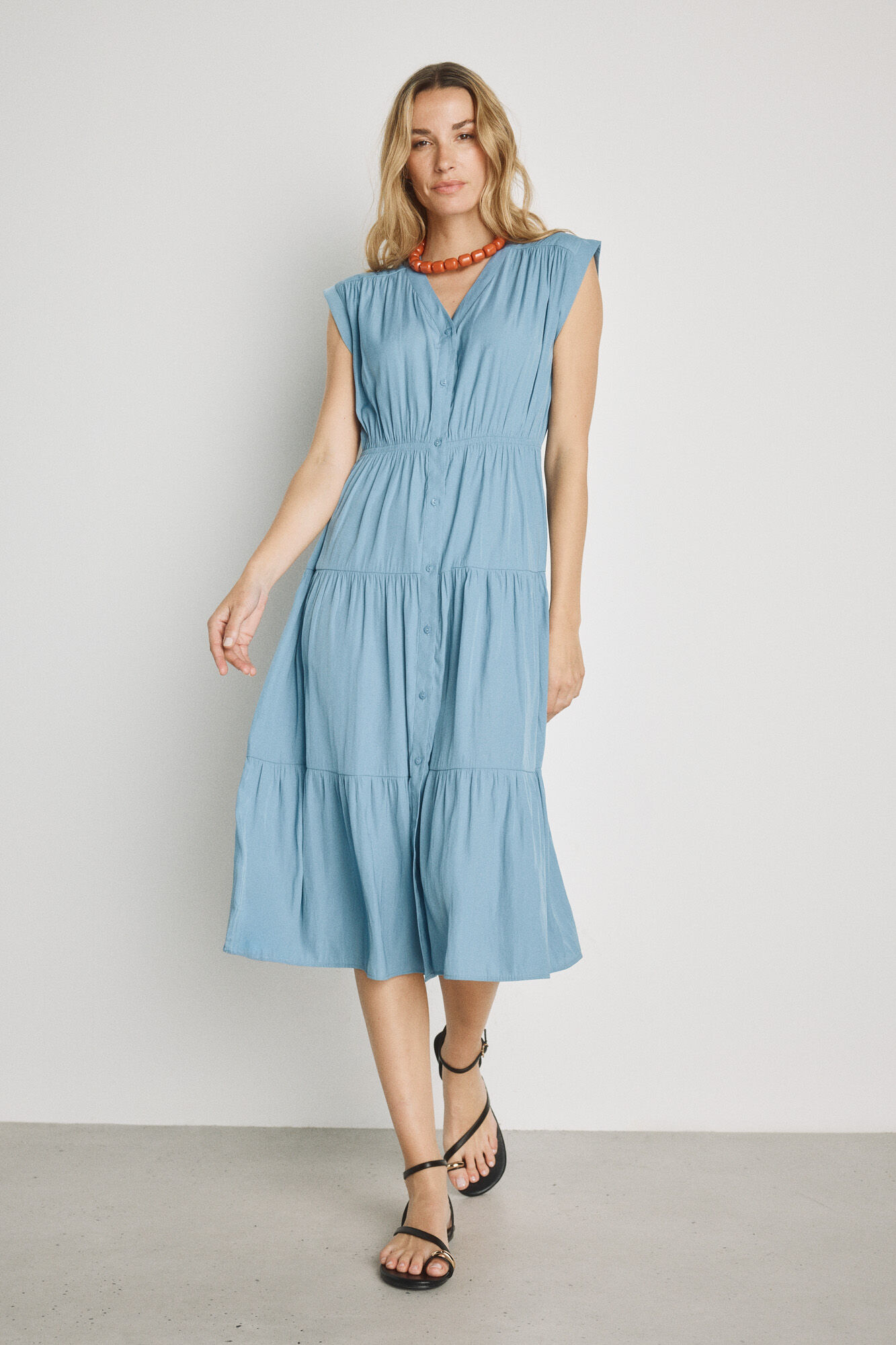 Milano Vestido escote pico