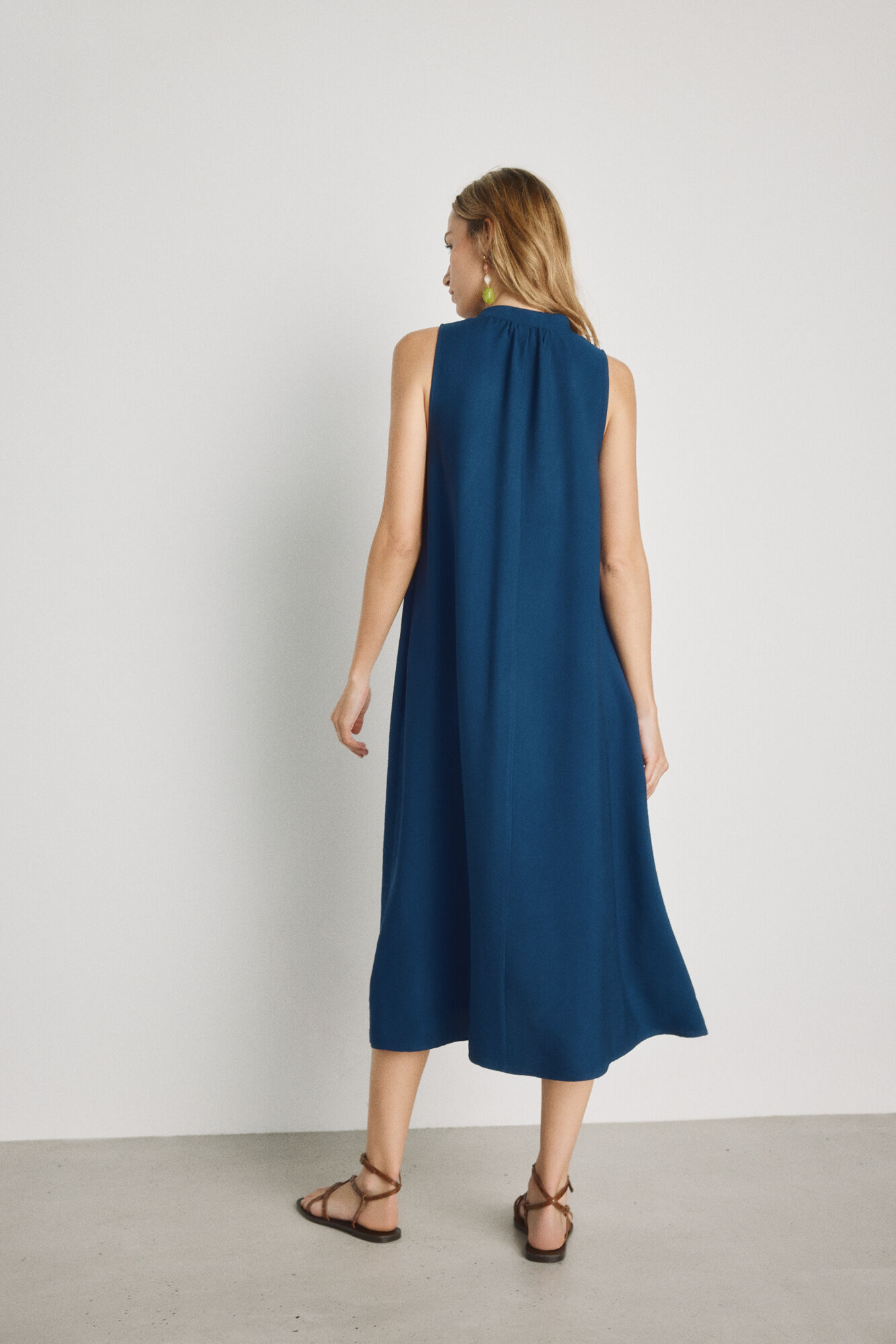 Milano Vestido halter Navy