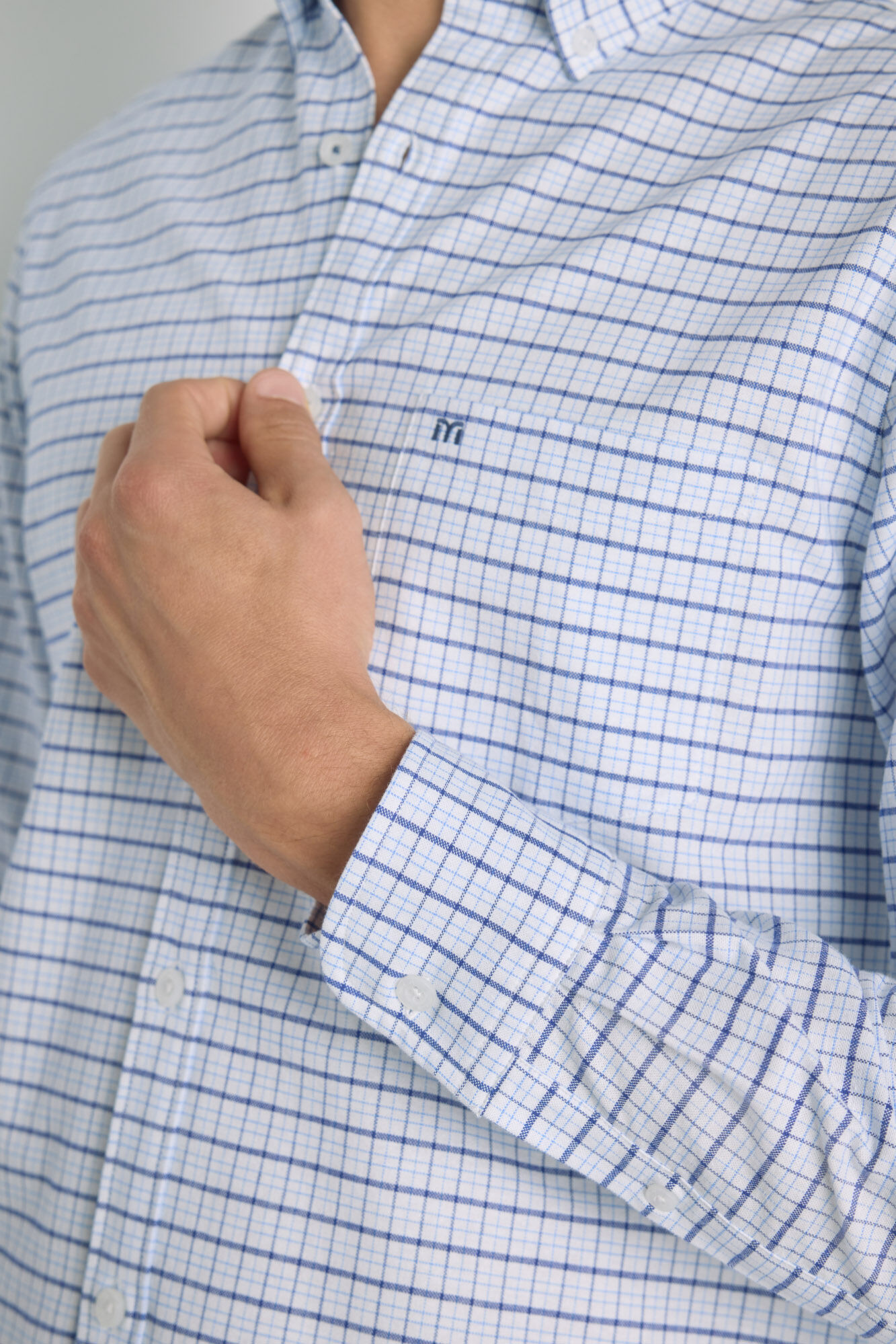 Milano Camisa de cuadros manga larga