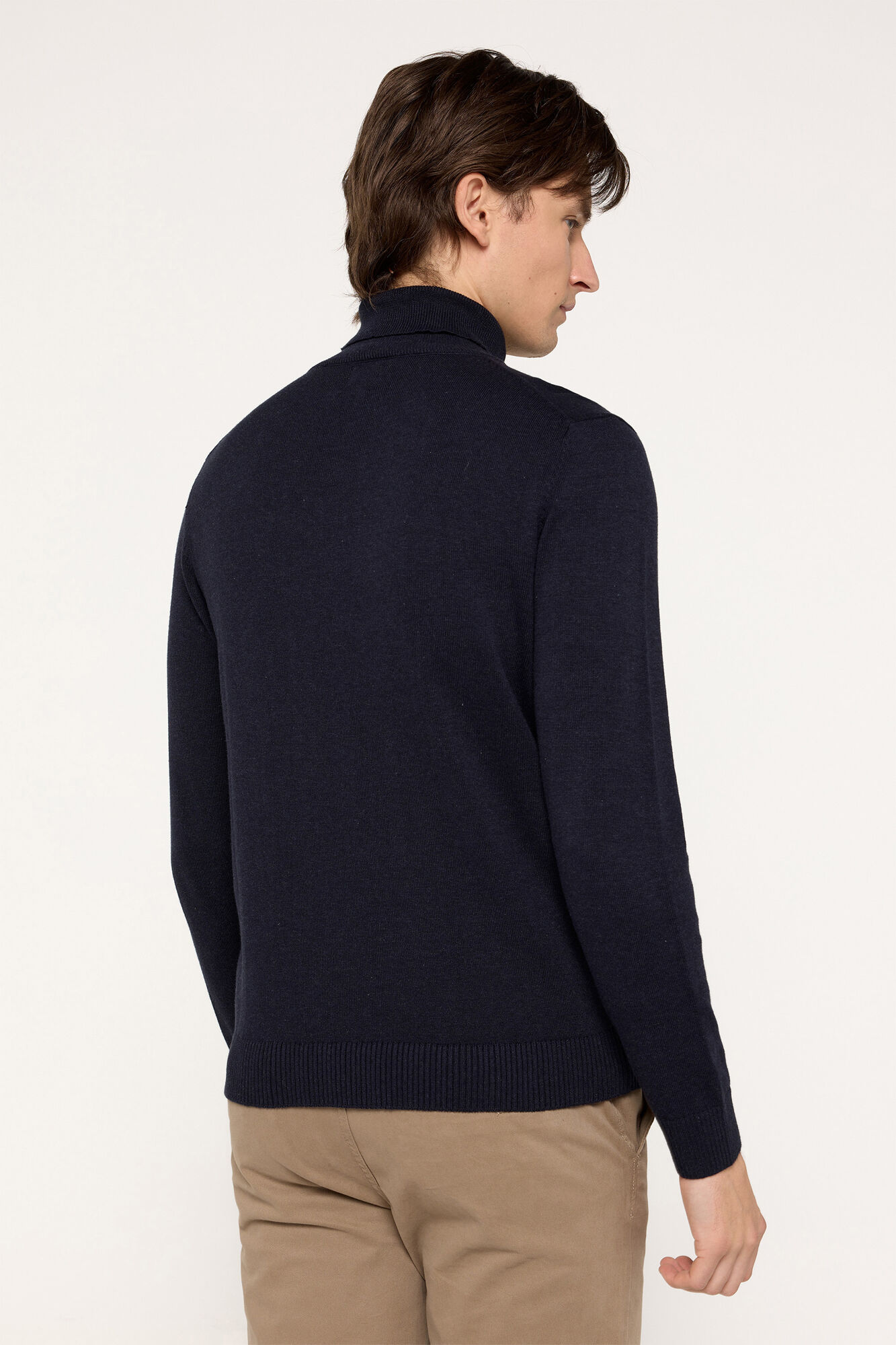Milano Jersey cuello alto Navy