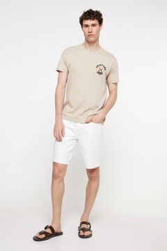 Fifty Outlet Playera manga corta. 100% algodón. Gris Claro