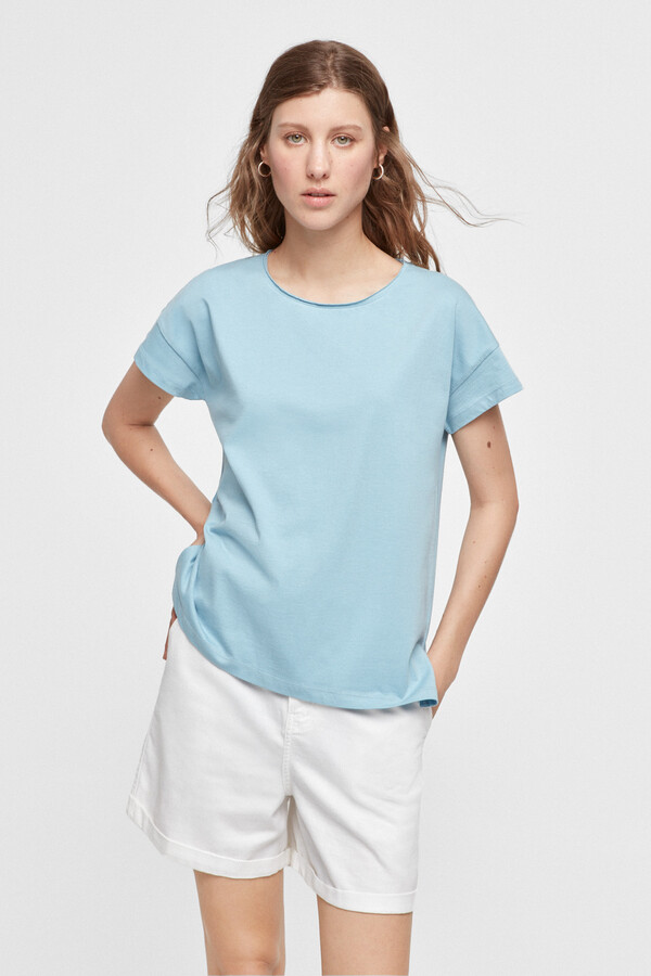 Fifty Outlet Camiseta básica Azul
