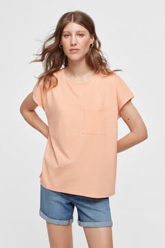 Fifty Outlet Camiseta Oversize Melange Morado/Lila