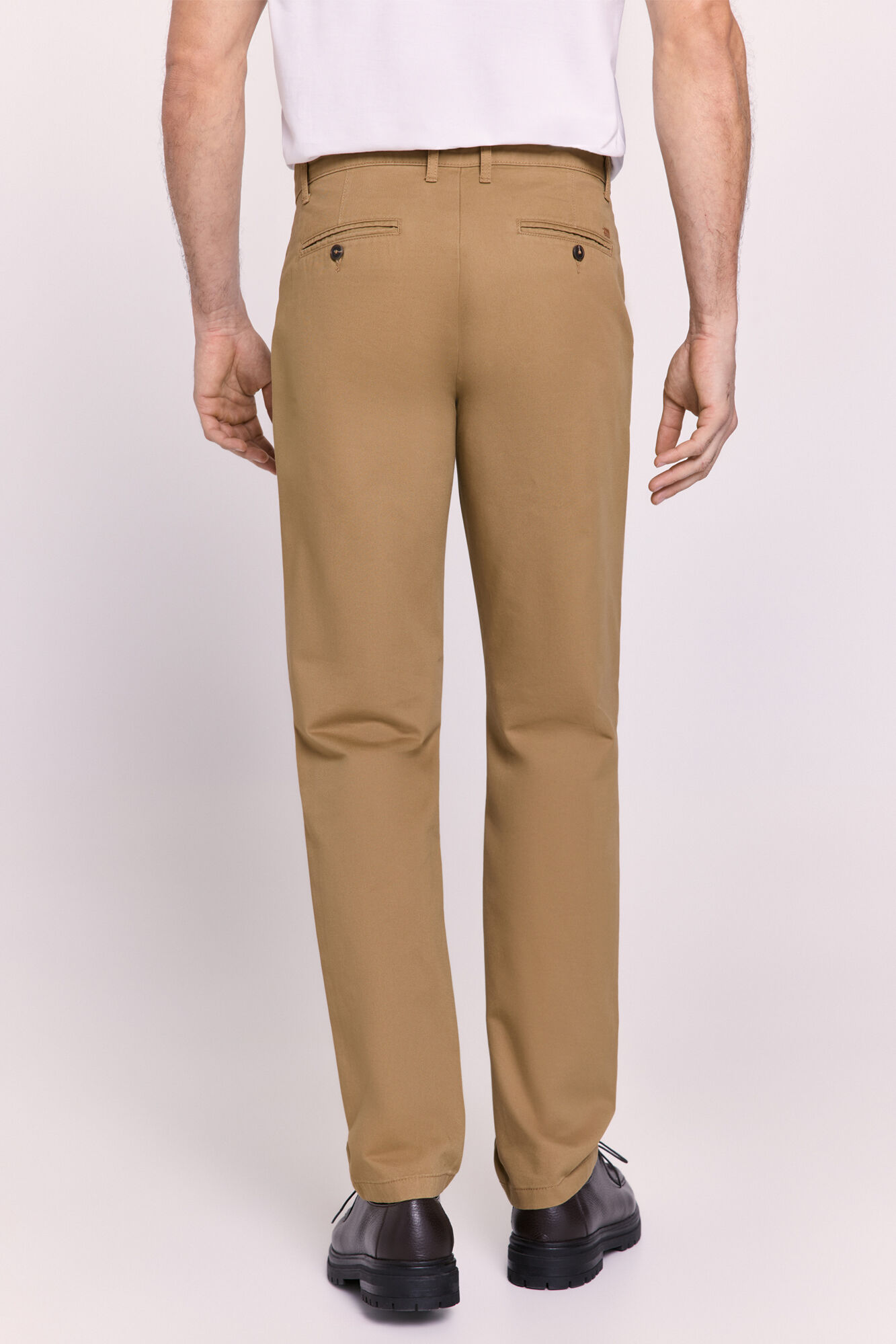 Milano Pantal&oacute;n chino regular fit Marr&oacute;n