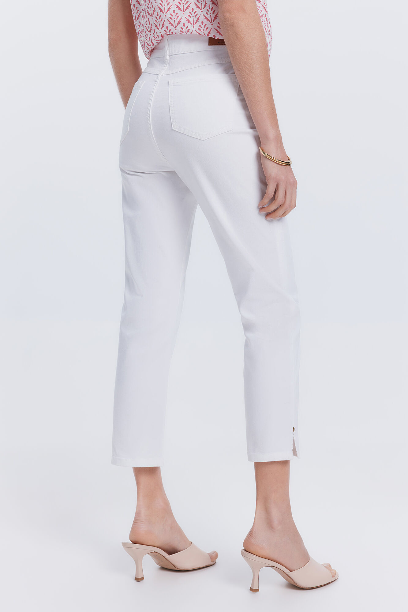 Milano Pantal&oacute;n pirata cinco bolsillos Blanco