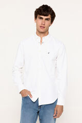Fifty Outlet Camisa oxford aniversario Blanco