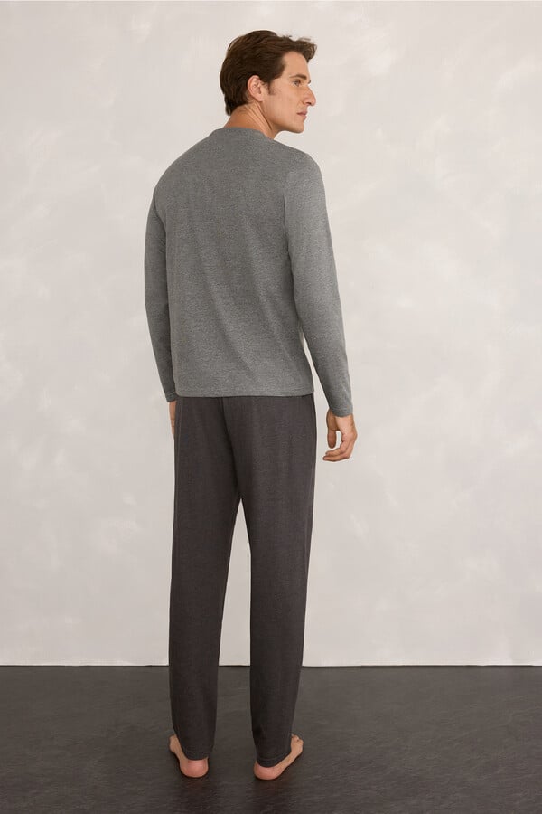 Milano Pijama estampados Gris Claro