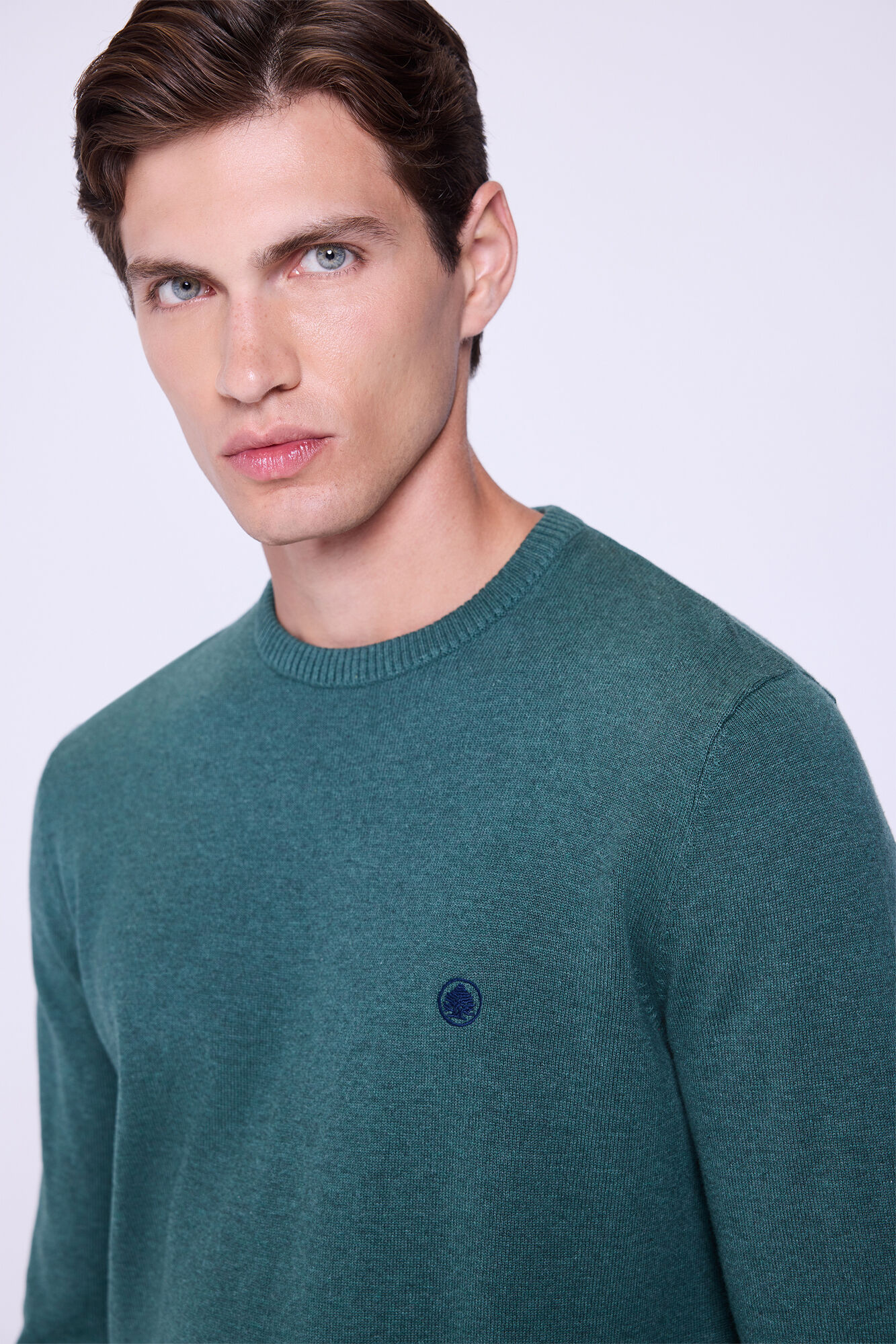 Springfield Jersey b&aacute;sico de cuello redondo 
