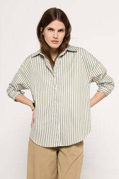Fifty Outlet Camisa básica popelín Verde