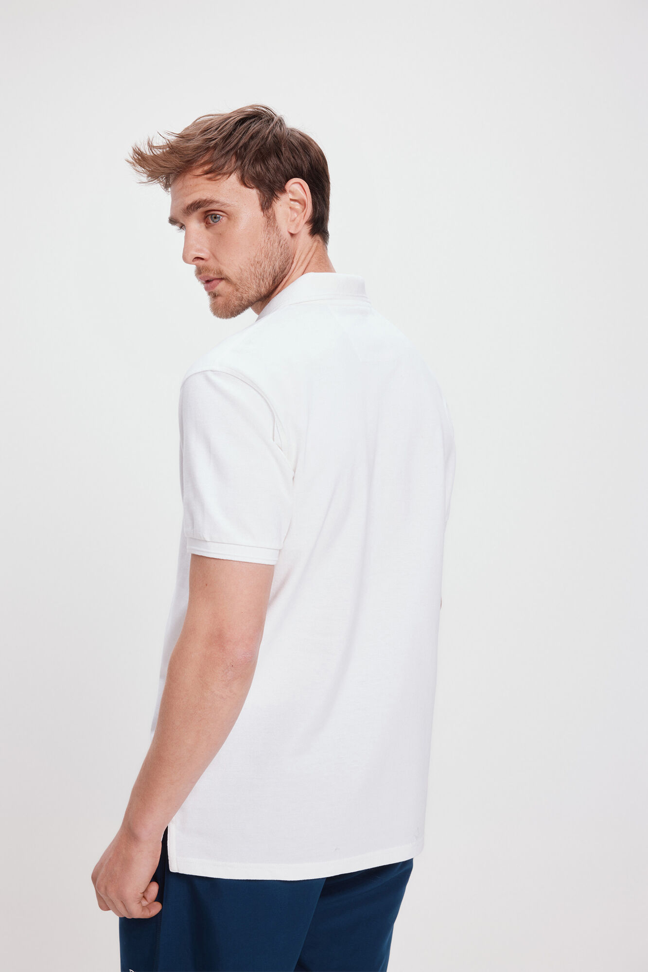 Milano Polo B&aacute;sico Piqu&eacute;&nbsp; Blanco