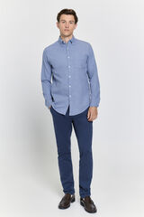 Milano Chinos de corte entallado Navy