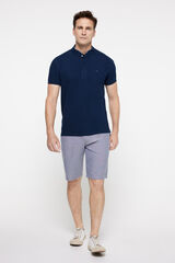 Fifty Outlet Bermudas Oxford algodón Azul