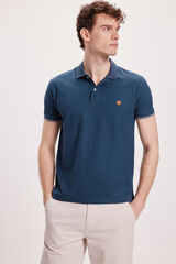 Fifty Outlet Polo Piqué Azul