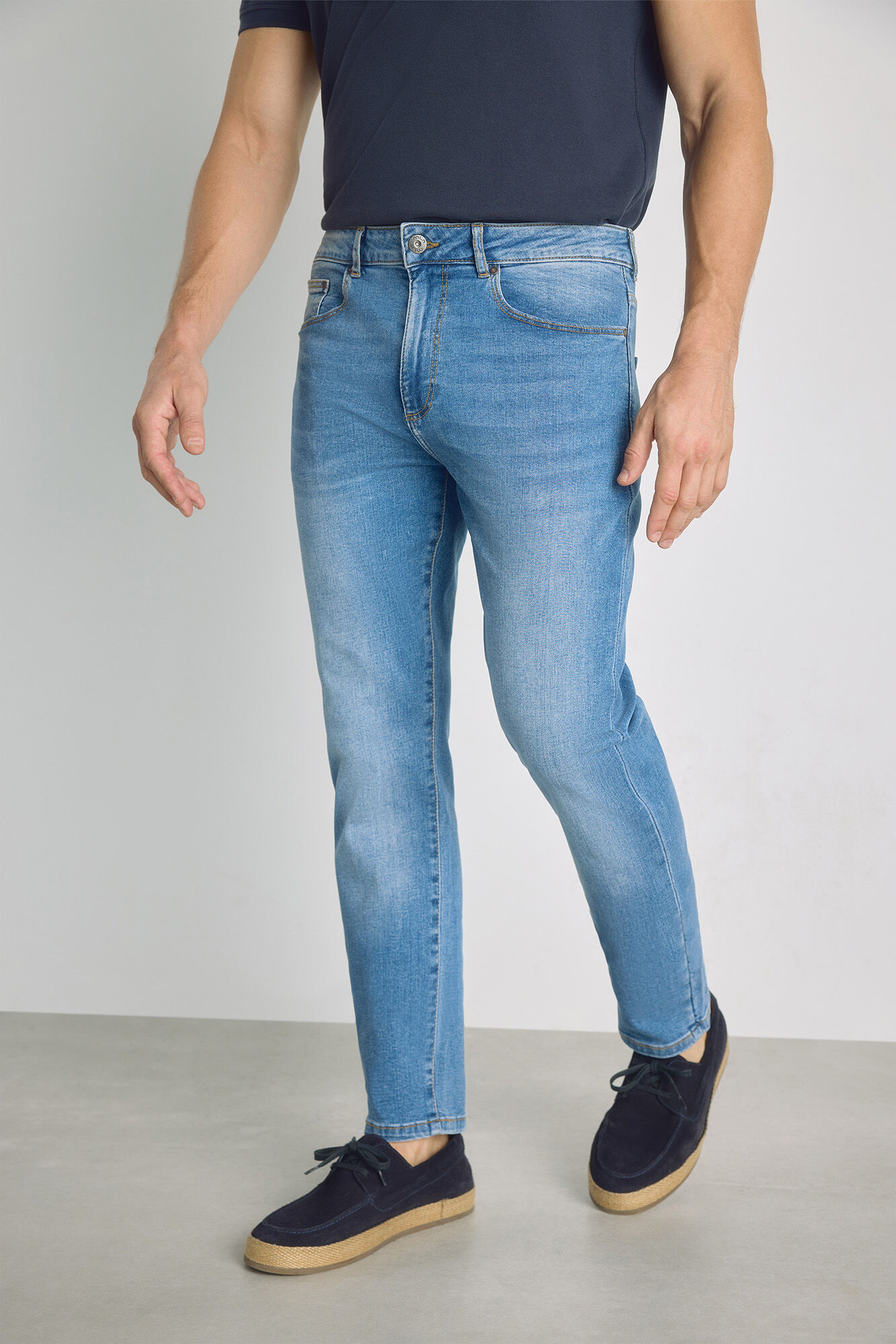 Milano Pantal&oacute;n de mezclilla slim fit